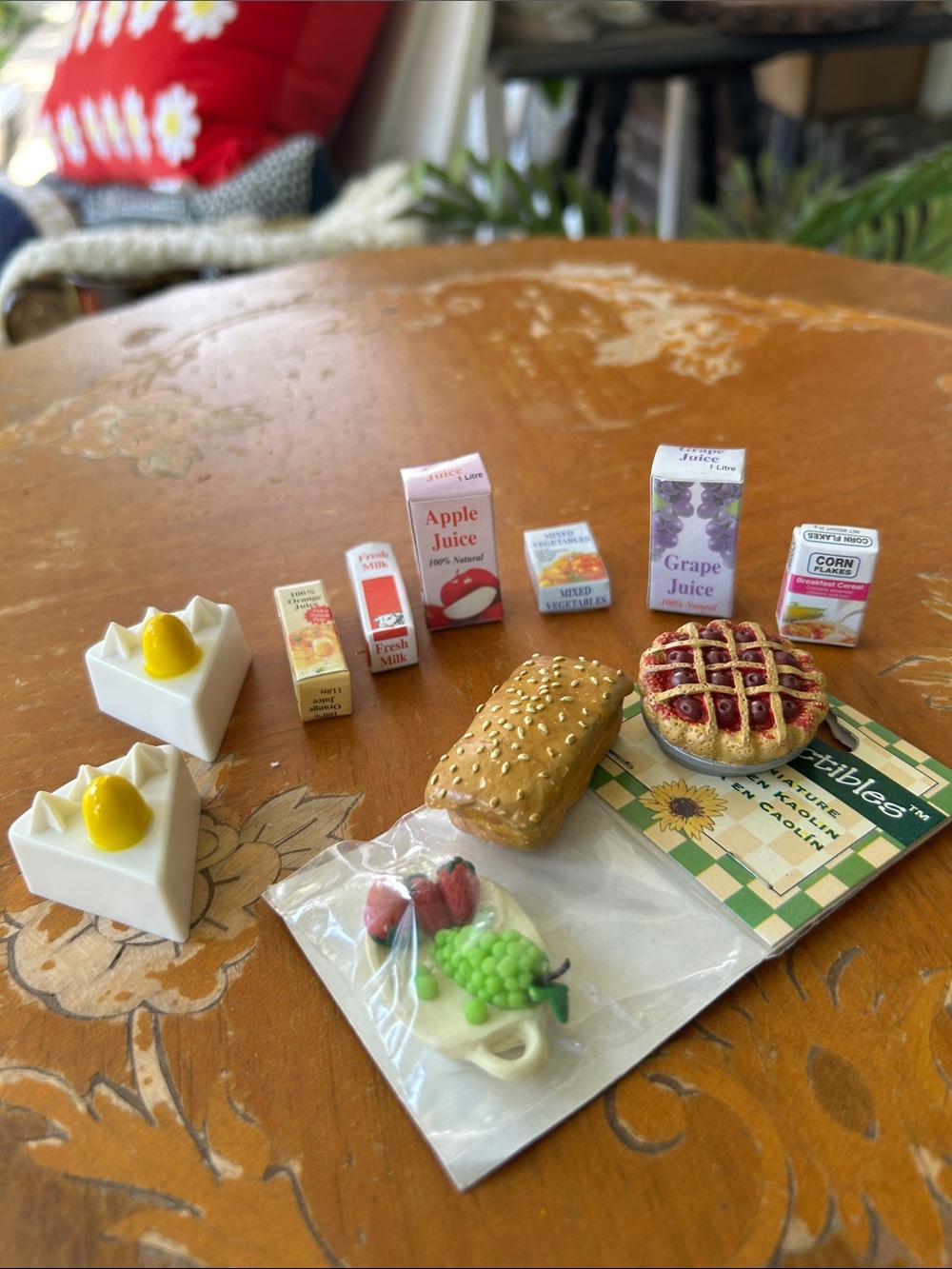 Assorted Dollhouse Miniatures Food